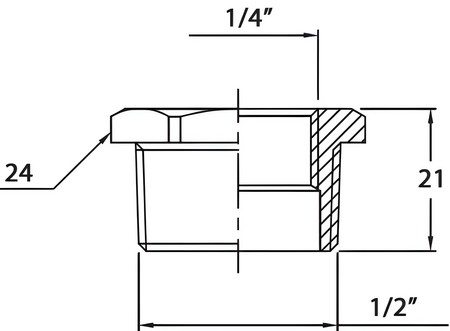 Perekhodnik pryamoj Maestrini 7241DxB 12x14 iz latuni.jpg