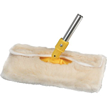 Универсальная губка для мягкой мойки Swobbit Soft Washing Tool Uni-Snap SW19140 355мм из натуральной овчины с защелкой и адаптером