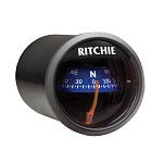 Компас Ritchie Navigation Sport X-23BU коническая картушка 51мм 12В 94x64мм врезной вертикальный с подсветкой чёрный/синий