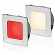 Светильник точечный светодиодный в квадратной рамке Hella Marine EuroLED 95 Gen 2 2JA 958 340-621 9 - 33 В 6 Вт 420 лм IP69 теплый белый/красный свет