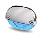 Светодиодная лампа Hella Marine 8560 Easy Fit 2JA 998 560-171 12/24В 0,5Вт 45x31,5мм кабель 100мм IP67 из полированной нержавеющей стали AISI316 с синим светом