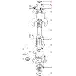 Верхняя крышка Lewmar 45001300 для лебедки Standard размер 16