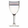 Набор бокалов для вина из метилстирола Marine Business Monaco 19104 300мл 6шт синий/красный