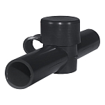 Защитный изолирующий колпачок для клемм Blue Sea CableCap 4002 чёрный для кабелей до 70 мм2