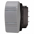 Выключатель клавишный однополюсный SPDT ВКЛ-ВЫКЛ-ВКЛ Blue Sea Contura III 8232 12/24В 20/15А влагозащищенный со светодиодной индикацией