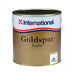 Лак для дерева однокомпонентный полуматовый International Goldspar Satin YVA251/2.5LT быстросохнущий 2,5 л