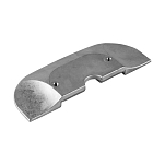 Цинковый анод Tecnoseal 00814 190x72x16мм пластинчатый для двигателей Mercruiser Alpha One