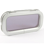 Иллюминатор неоткрывающийся Lewmar Standard Portlight 393170200 191x367мм размер 1RE с отделкой из белого пластика
