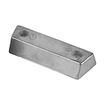 Цинковый трапециевидный анод Tecnoseal 00708 132x46x25мм 0,76кг для двигателей Volvo Penta DuoProp 290