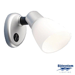 Бра галогеновое Batsystem Frilight Opal II 8000MS 12 В 10 Вт матово-серебристый корпус