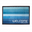 Дверной нескользящий коврик "Stripes" из полиамида Marine Business Welcome 41267 700x500мм синий
