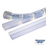 Жёлоб установочный Batsystem 8358 1 м из пластика для светового кабеля Stringlight LED