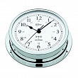 Часы кварцевые Barigo Viking с радиоуправлением 611CRRC 155x35мм Ø130мм из хромированной латуни