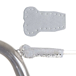 Кожаная защита для троса Waterline Design 1151 в комплекте с иголкой и ниткой