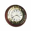 Часы настенные «Иллюминатор» Foresti & Suardi 2083.L Ø320x170мм из полированной латуни и дерева