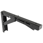 Складной кронштейн для стола/сидения Roca 917565 Robust XL 200/100кг 290Нм из чёрной окисленной нержавеющей стали AISI304