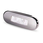 Палубный светильник Hella marine 2XT 959 680-851 10-33В 0,5Вт 0,02-0,04А IP67 белый свет серебристый корпус
