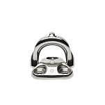 Обушок складной Wichard Fairlead 6614 Ø6мм 45x41мм нагрузки рабочая 1200кг/разрывая 2400кг для тросов Ø8мм из нержавеющей стали