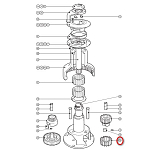 Передающая шестерня храповика Lewmar 45000122