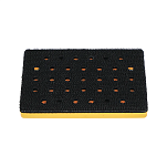 Защитная подложка Mirka 8292343011 Medium 75x100x8мм 29 отверстий для шлифовальных машинок Mirka Deos