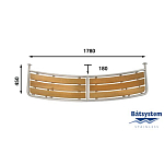 Транцевая площадка Batsystem PM1803530 1780 x 450 мм