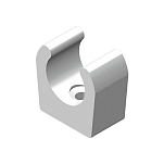 Крепежная скоба для шланга Whale Pipework Mounting Clip WX1569B Ø15мм из белого пластика