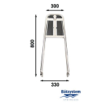 Бушприт-площадка Batsystem Race80 800 x 300 x 330 мм