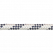 Готовый конец из троса с карабином FSE Robline 3S SIRIUS 300 белый/синий 12 мм 40 м 2309