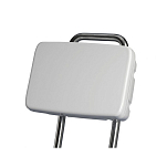 Держатель дисплея Scanstrut SPH-SYSTEM-W 587x327x175мм для крепления дисплеев до 12 дюймов и 2 приборов на направляющую Ø25-33,7мм из белого АБС-пластика с акриловой крышкой