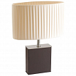 Лампа настольная Foresti&Suardi Tucana R 8140.C.PC.230 E27 250В 100Вт деревянная основа с кожей кофейного цвета