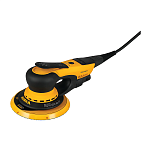 Электрическая орбитальная шлифовальная машинка Mirka Deros 625CV MID6252022 4000-10000об/мин 220-240В 50/60Гц 350Вт тарелка Ø150мм ход 2,5мм уровень шума 71дБ уровень вибрации 2,4м/с²