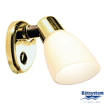 Бра галогеновое Batsystem Frilight Opal II 8000G 12 В 10 Вт золотистый корпус