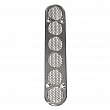 Вентиляционная решетка овальная из хромированной латуни 184 х 38 мм Perko 0707DPOCHR для вентиляции трюмного отсека