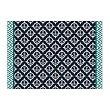Дверной нескользящий коврик Marine Business Soft 41274 700x500мм из синего/белого полиамида и резины