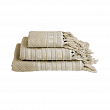 Набор бежевых махровых полотенец из хлопка Marine Business Santorini 53106 3шт