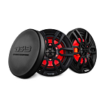 Динамики двухполосные DS18 NXL-6/BK Ø165мм 45Гц—23кГц 100-300Вт 4Ом IP65 RGB-подсветка из литого полипропилена черные