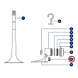 Резьбовой соединительный фитинг из латуни DHR 90005 1/4” 8 мм для пневматических сигналов H300/310/320/330
