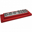 Блок терминальный красный Skyllermarks E0306 3 x 50 мм² + 8 x 16 мм² 3 + 8 клемм