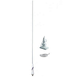 Антенна VHF Glomex RA106GRPPB6135 из стеклопластика 156-162МГц 3дБ 900мм с храповым креплением и кабелем 4,5м