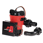 Помпа трюмная погружная Johnson Pump 32-1450UC-01 L450 Cartridge Ultima Combo 12В 2,5А 40л/мин под шланг Ø19мм с автоматическим выключателем и штуцерами Dura-Port