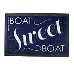 Дверной коврик Marine Business Sweet Boat 41265 700x500мм нескользящий из синего/белого полиамида и резины