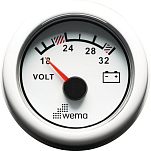 Вольтметр 24 В Wema IPVR-WW-18-32 18 - 32 В 52 мм