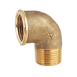 Колено из латуни Maestrini 7092B 90° 1/4