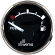 Индикатор уровня топлива Wema UPFR-BS 110625 12/24В 240-30Ом Ø62мм чёрный циферблат с хромированным кольцом