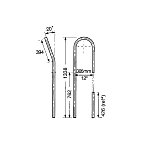 Поручень рулевой колонки Lewmar 89400030 1338 x 305 мм