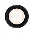 Светильник врезной водонепроницаемый LED Hella Marine Slim Line 2XT 980 500-251 12В 0,5Вт круглый чёрный пластиковый корпус тёплый белый свет
