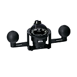 Компас Ritchie Navigation Globemaster YB-500 12В Ø127мм карта на 2° с точками/2°/5° стальной корпус с подсветкой черный матовый