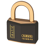 Навесные замки из латуни ABUS T84MB/40 00805 43x17x60мм чёрные 2 шт./комп.