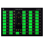 Контрольная панель DHR NLS3000 NLS3000/32 209 x 144 x 60 мм 24/115/230 В для 32 навигационных огней