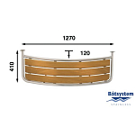 Транцевая площадка Batsystem PT1253530 1270 x 410 мм